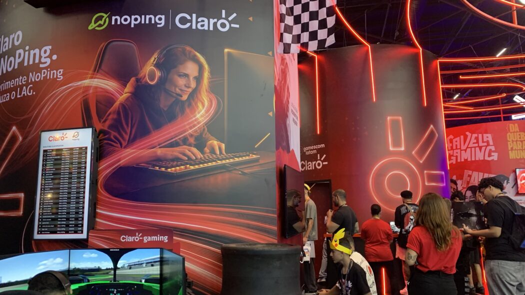 gamescom latam 2026 – A Claro quer se aproximar do mundo gamer com parcerias e assinaturas
