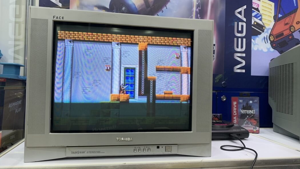 gamescom latam 2026 – Noturno, game de Master System e Mega Drive, brilhou com seu cartucho no evento