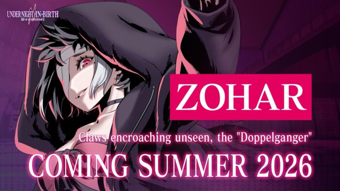 Zohar, a Doppelganger, chega como novo DLC de Under Night In-Birth II Sys:Celes no inverno de 2026