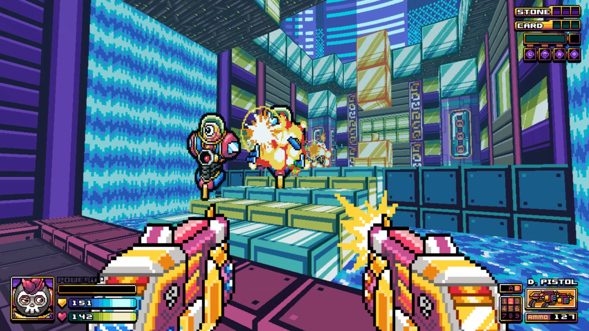 Mala Petaka junta a adrenalina dos FPS atuais com pixel art no melhor estilo do Super Nintendo