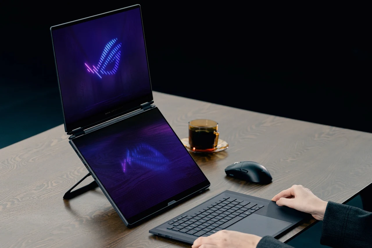 ROG anuncia o Zephyrus Duo: o primeiro notebook gamer do mundo com duas telas OLED de 16 polegadas