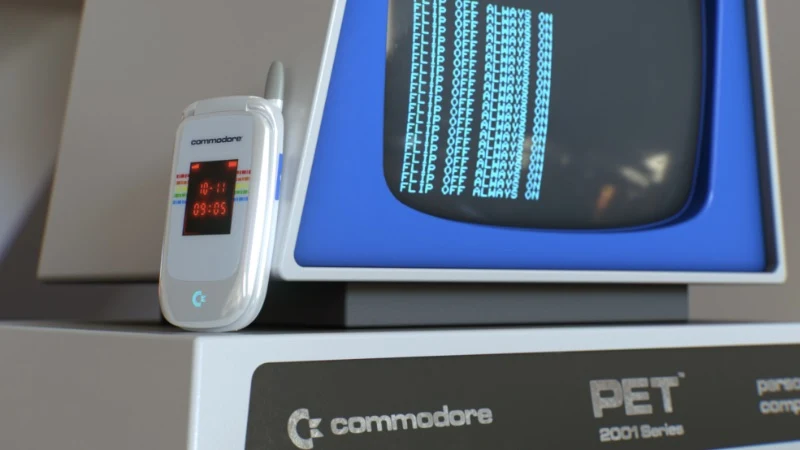 Commodore lança um novo celular flip compatível com Android, focado apenas no essencial e com jogos do C64