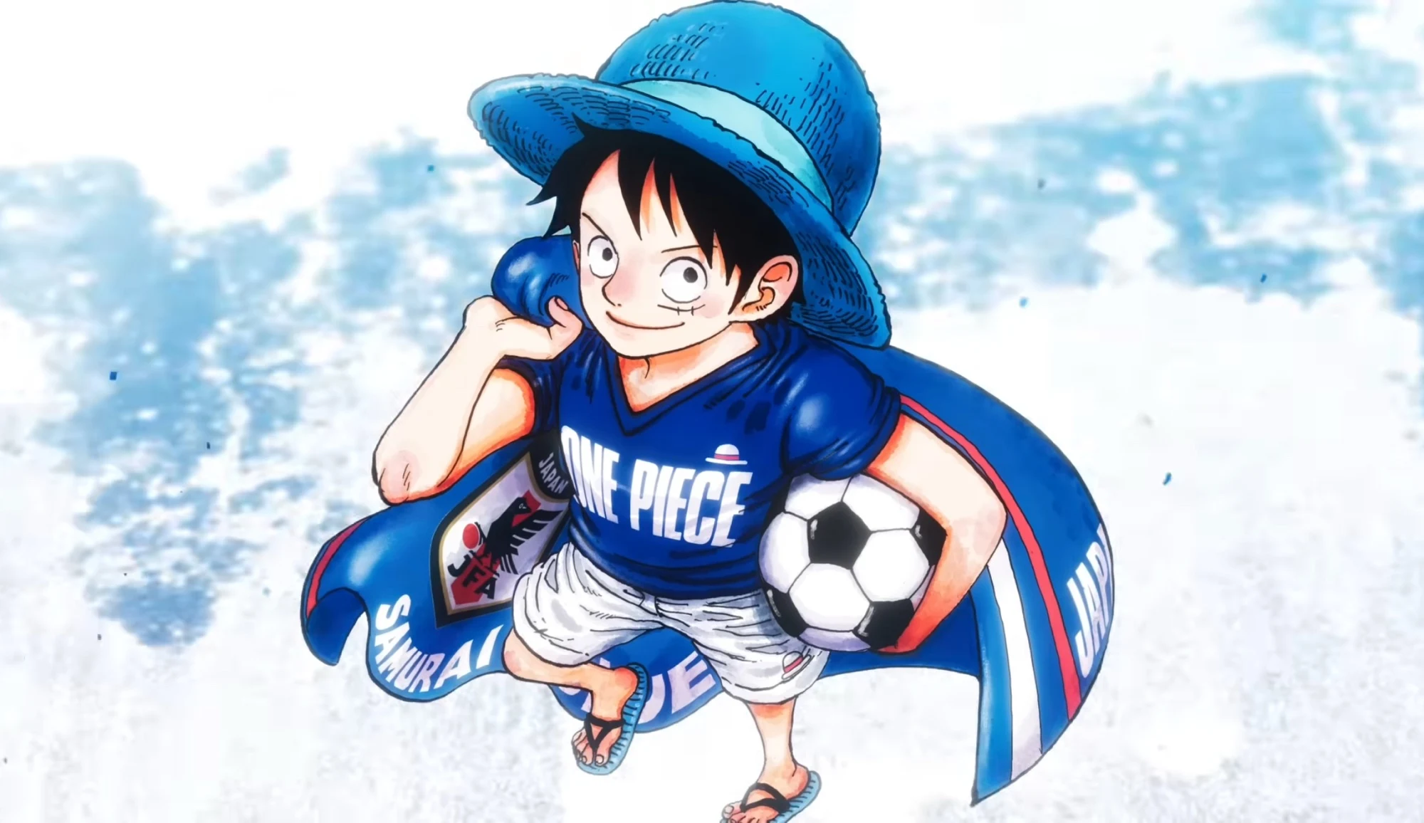 One Piece e Seleção Japonesa unem forças em collab especial ás vésperas da Copa do Mundo