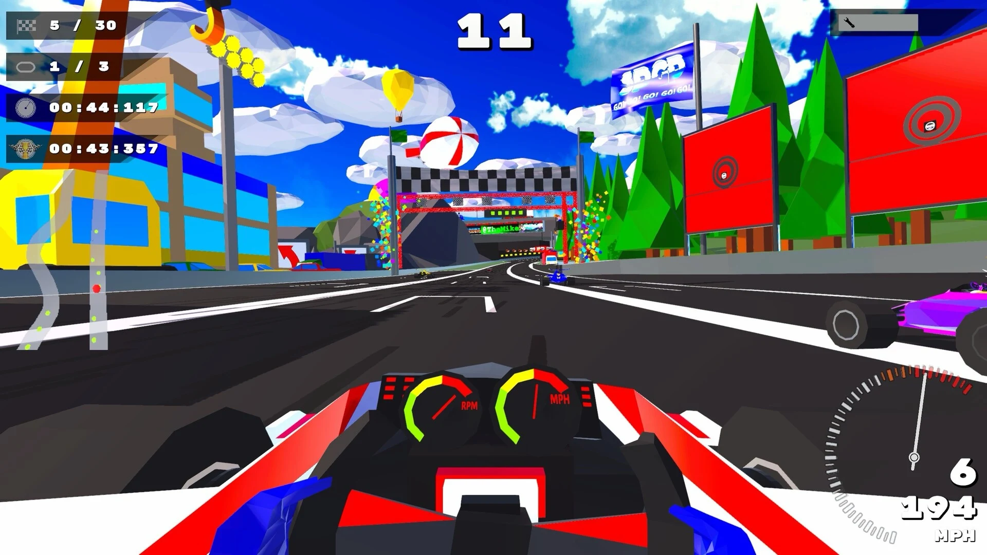 SPGP - Super Polygon Grand Prix recebe atualização v0.8 e mantém o clima das corridas arcade dos anos 90