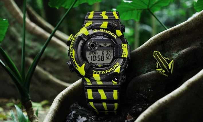 G-Shock Frogman GW-8200TPF-1 chega ao Brasil com visual inspirado em sapo venenoso das florestas sul-americanas