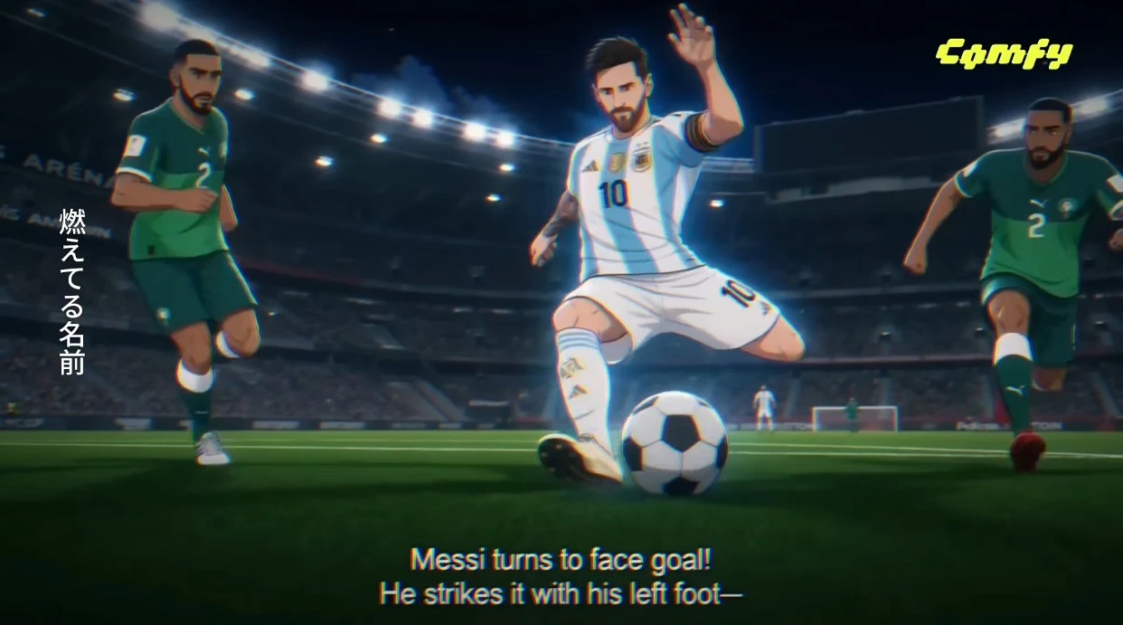 O Hat-Trick de Messi que o colocou como o maior artilheiro da Copa do Mundo também virou anime