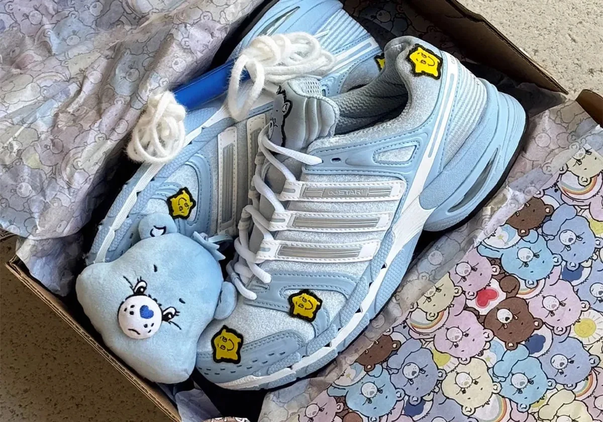Adidas lança Adistar Control 5 com o Ursinho Zangadinho dos Ursinhos Carinhosos
