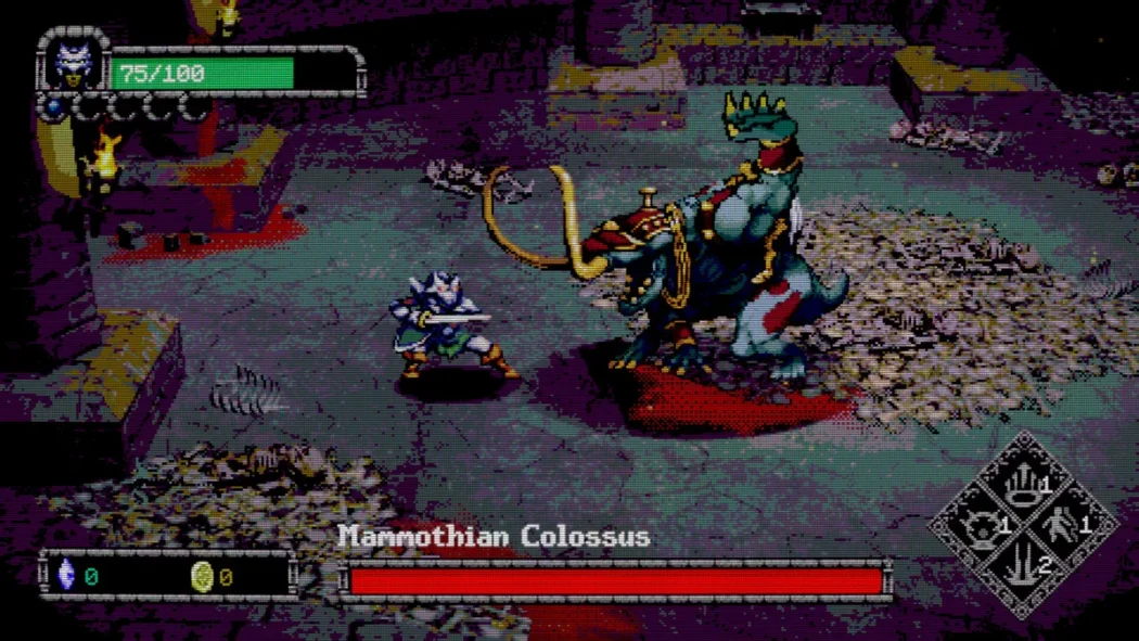 Dungeon Lurker é um Roguelike com visual retrô que parece saído diretamente lá da era do Playstation 1