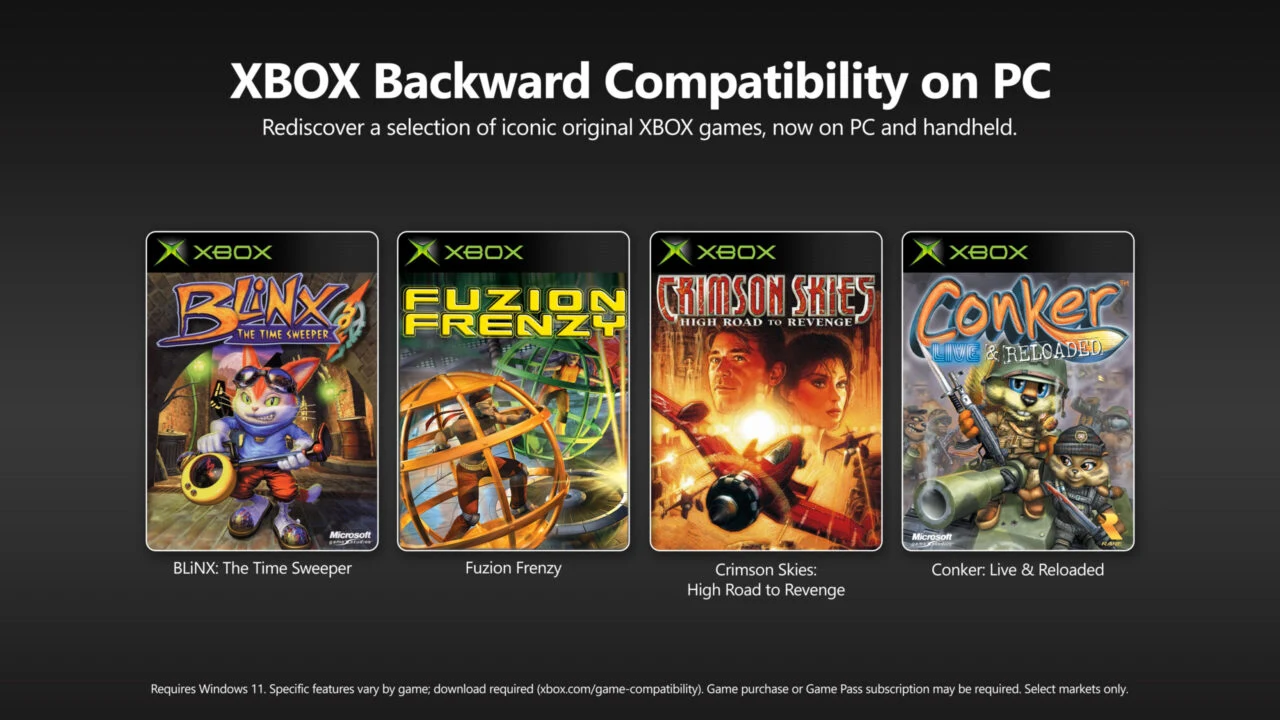 Xbox lança programa de retrocompatibilidade de games clássicos no PC, com 4 games já disponíveis