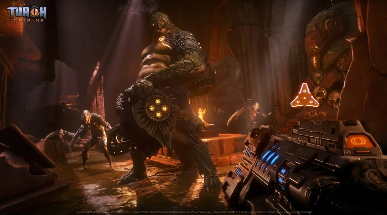 Turok: Origins ganha novo trailer de gameplay que mostra combate, dinossauros e cooperação