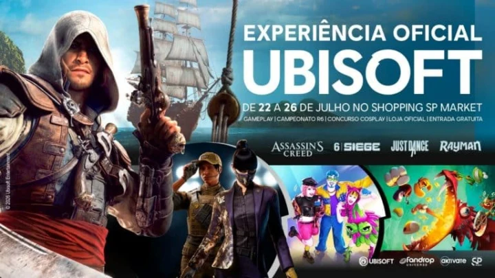 Ubisoft abre loja pop-up em São Paulo com produtos oficiais e torneio de Rainbow Six Siege