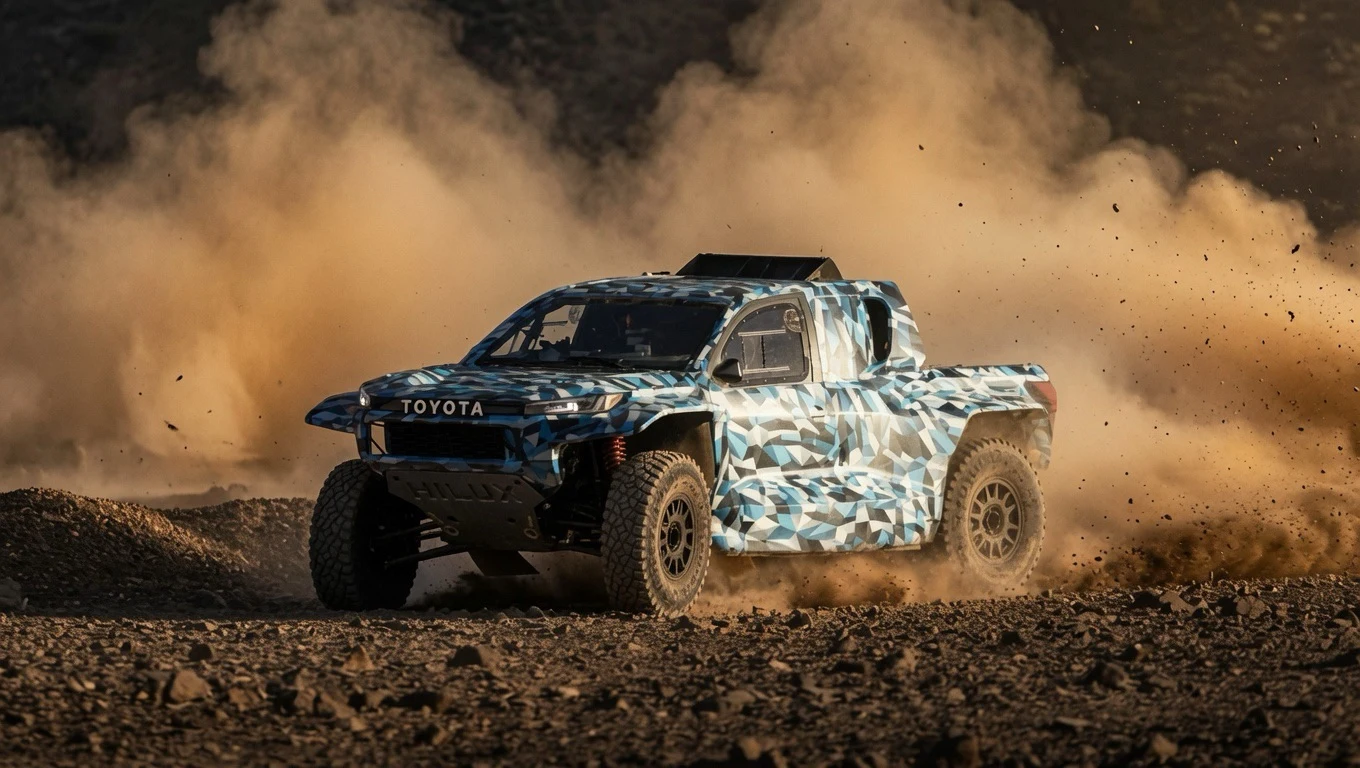 GAZOO Racing vai correr o Rally Dakar de 2027 com uma Toyota Hilux com célula de combustível de hidrogênio