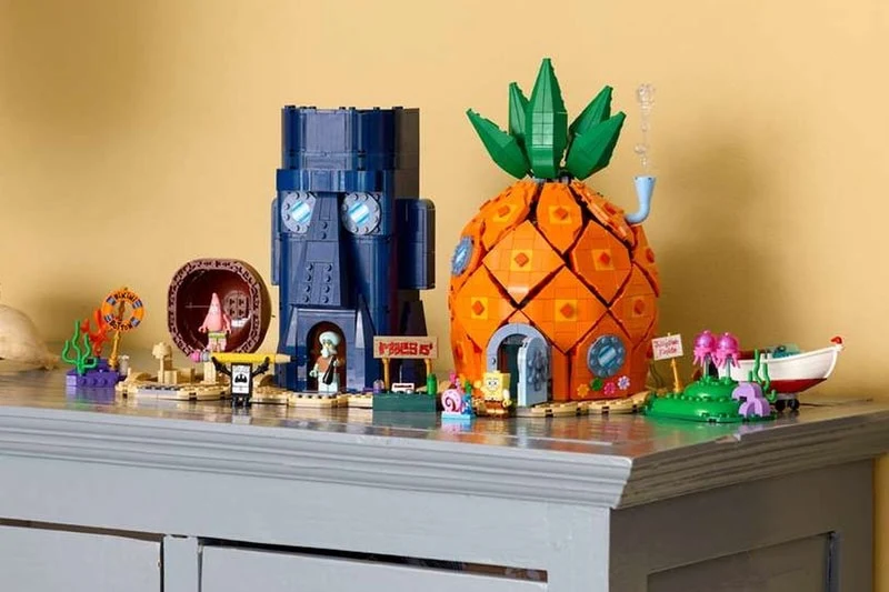 LEGO visita a Fenda do Biquíni e traz um novo set com 1.794 peças de Bob Esponja e seus amigos em setembro de 2026