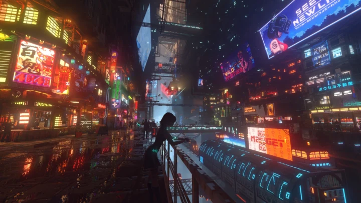 Nivalis Nights, dos criadores de Cloudpunk, te leva para um simulador de vida em uma cidade cyberpunk