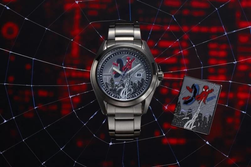 Citizen apresenta seu novo relógio Spider-Man Swings, com desenho do artista Adam Kubert
