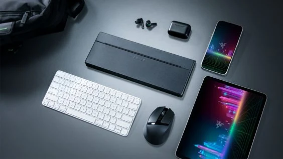 Razer apresenta o Travel Case Folio, capa ultrafina em couro PU que protege teclados portáteis e também é suporte