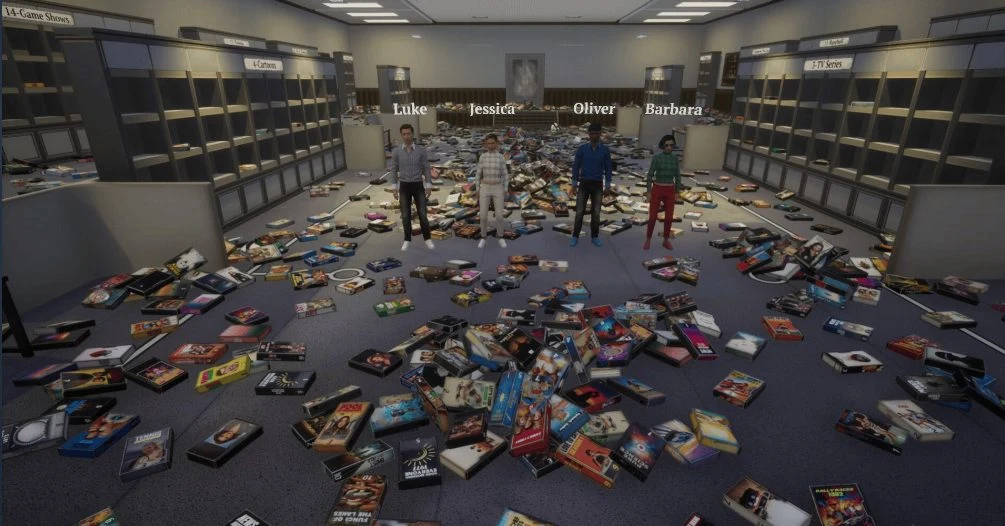 TV Archive: Tidy Up Together transforma a tarefa de organizar 3 mil fitas VHS em um jogo cooperativo