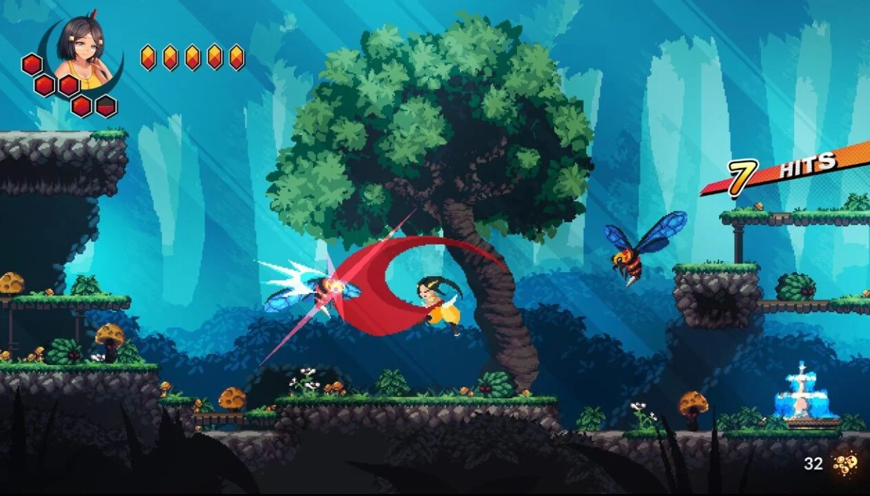 Akatori mistura metroidvania, parkour e artes marciais em uma aventura que estreia esta semana