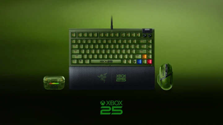 Razer lança coleção limitada de periféricos para celebrar os 25 anos do Xbox