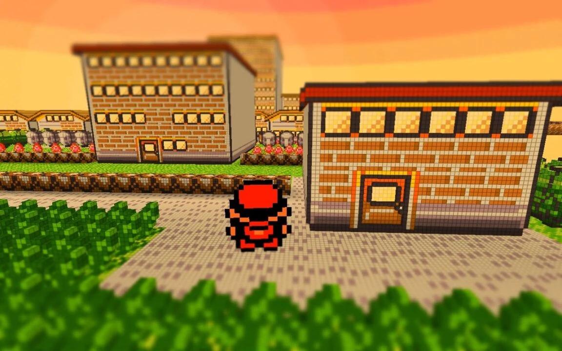 Explorando o mod que deixa Pokémon Red/Blue em terceira pessoa, HD-2D e até com modelos de Pokémon Stadium