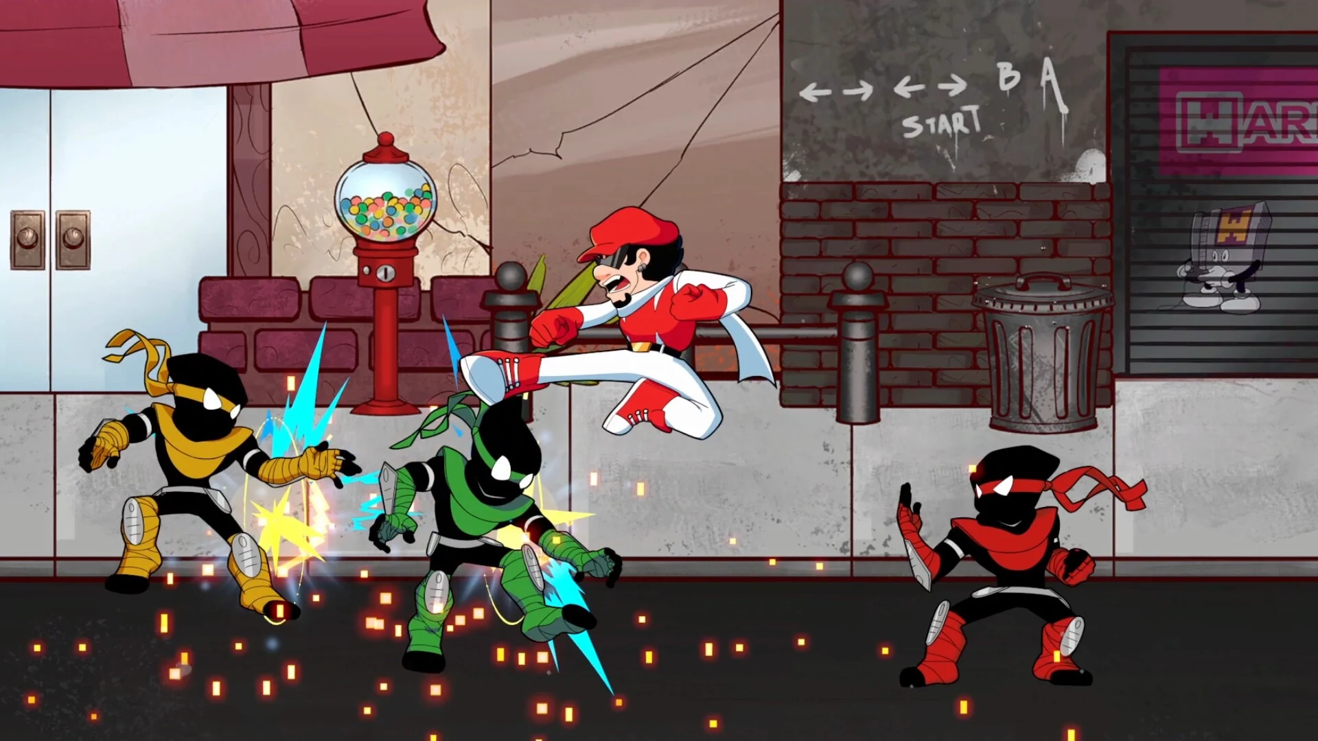 Freaking Games transforma as aventuras do canal Colônia Contra Ataca em um beat ‘em up 2D