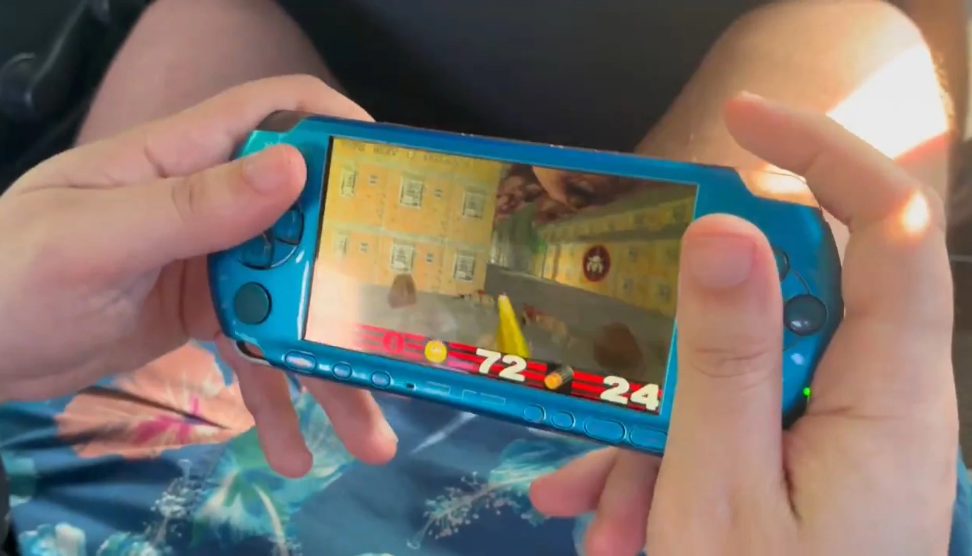 Joeveno fez um port do seu próprio Aviãozinho do Tráfico 3 para o PSP