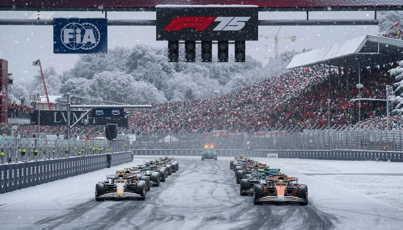 Fórmula 1 – Decisão de terminar a temporada na Europa pode trazer um elemento inesperado: a neve