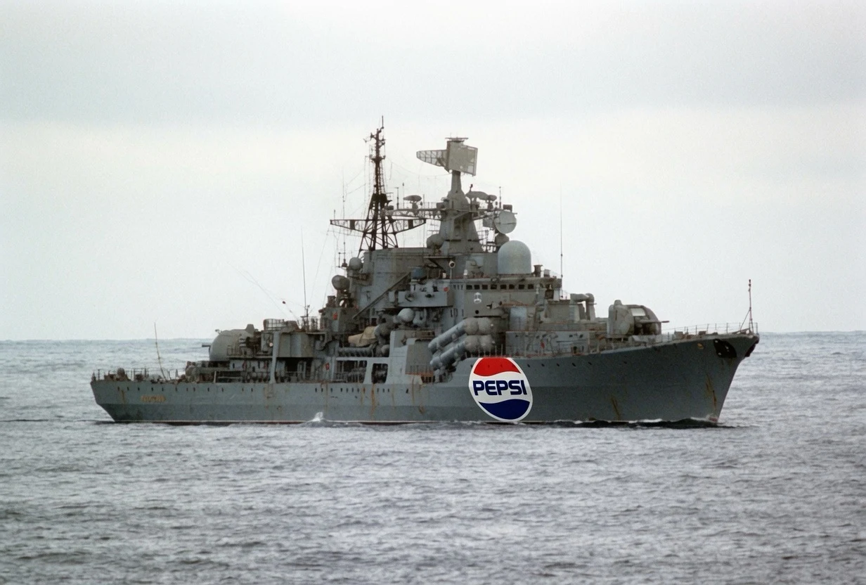 O dia em que a Pepsi se tornou a “sexta potência militar do mundo” ao receber navios de guerra da URSS como pagamento