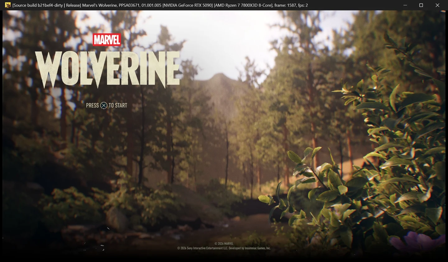 Marvel's Wolverine já roda no PC, mas a 2 FPS: emulador KytyPS5 conseguiu ao menos abrir a tela do jogo