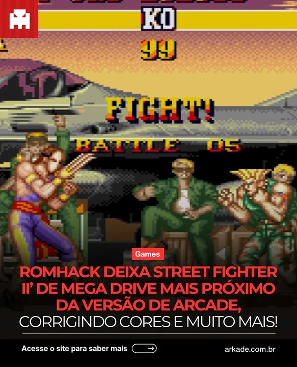 Publicação do Arkade no Instagram