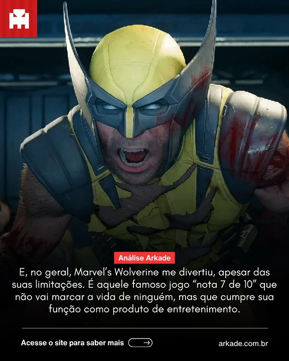 Publicação do Arkade no Instagram