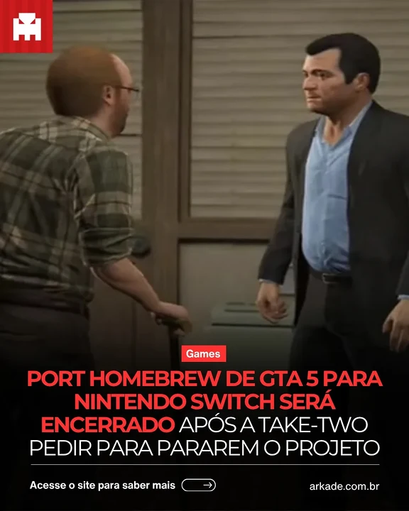 Publicação do Arkade no Instagram