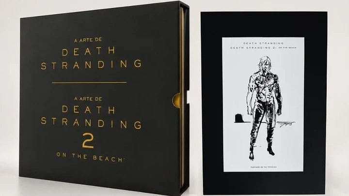 Belas Letras lança box de artbooks de Death Stranding 1 e 2 em português com print exclusivo de Yoji Shinkawa