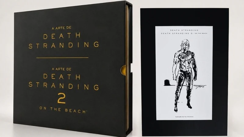 Belas Letras lança box de artbooks de Death Stranding 1 e 2 em português com print exclusivo de Yoji Shinkawa