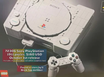 Vazaram fotos do set LEGO do primeiro PlayStation; o kit chega em outubro e não “é uma licença digital”