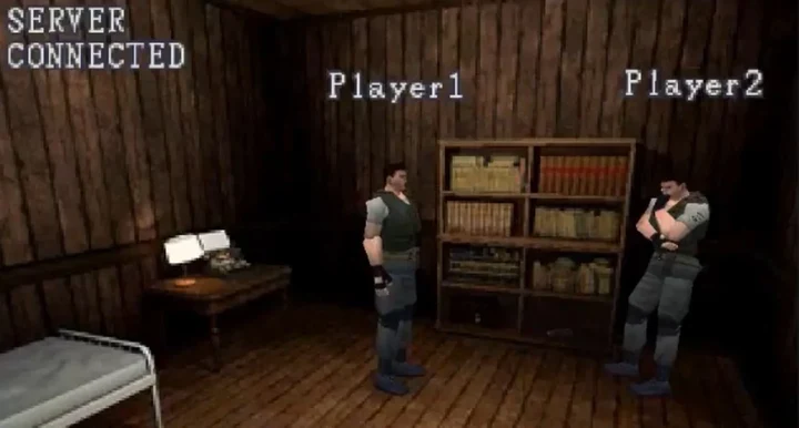 Resident Evil 1 de 1996 ganhou um modo coop online, com itens, portas trancadas e baús sincronizado sem tempo real