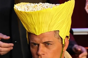 O balde de pipocas da AMC Theatres para o filme de Street Fighter será um “capacete” em forma do topete de Guile