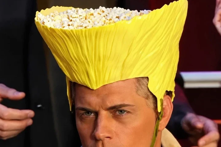 O balde de pipocas da AMC Theatres para o filme de Street Fighter será um “capacete” em forma do topete de Guile