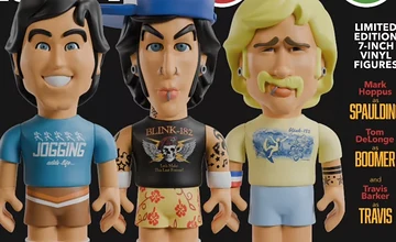 O trio do Blink-182 vai ganhar bonecos de vinil para celebrar os 25 anos de “Take Off Your Pants and Jacket”