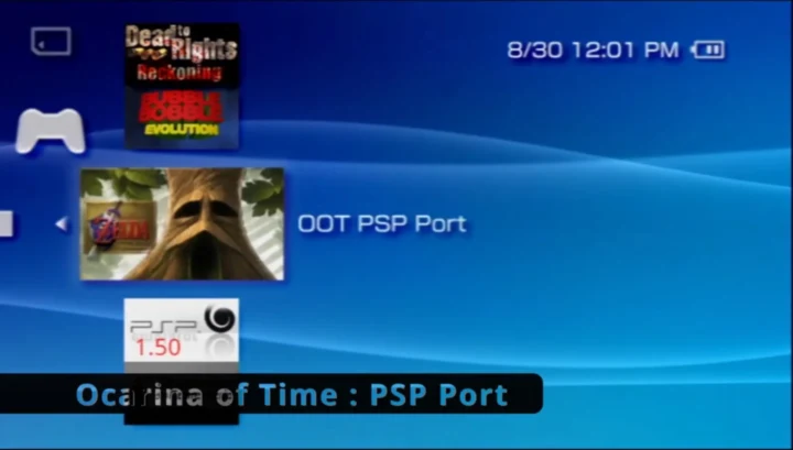 Agora Zelda Ocarina of Time também roda nativamente em um PSP, graças a um desenvolvedor independente