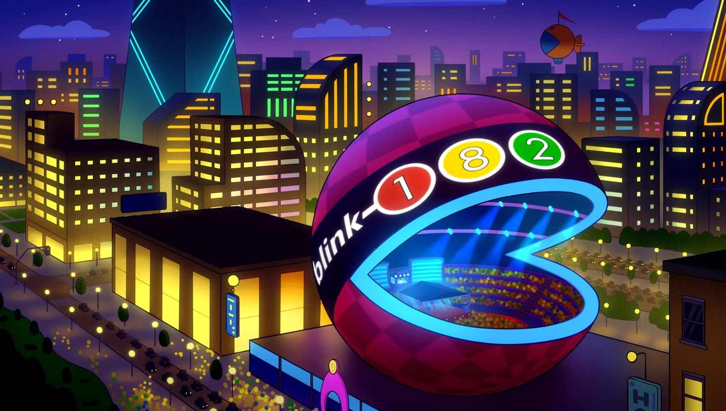 blink-182 e PAC-MAN lançam jogo gratuito e coleção especial para celebrar 25 anos de "Take Off Your Pants and Jacket"