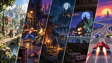 Cinco estilos de arte 16 bits que voltaram com força aos jogos de 2026