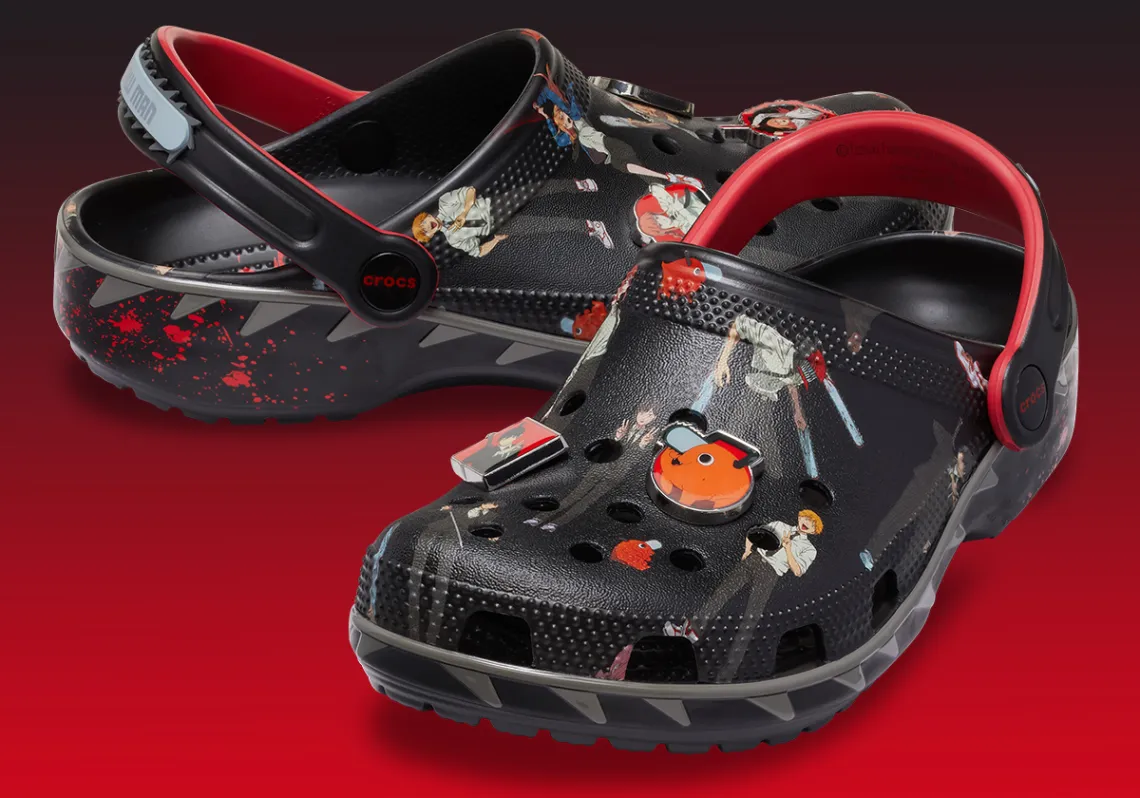 Crocs e Chainsaw Man lançam coleção com quatro modelos, um deles com motosserra de verdade no cabedal (imagem 9)