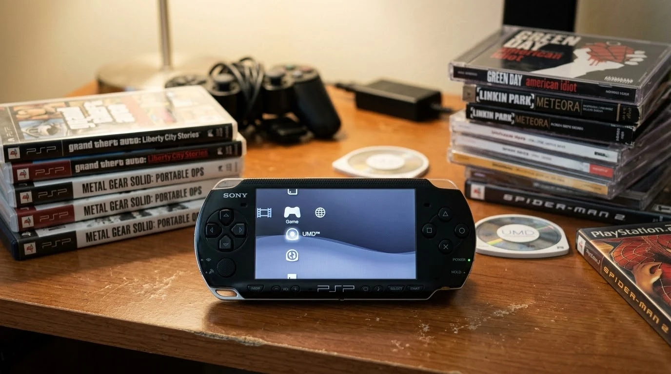 Demorou 20 anos, mas enfim o PSP está sendo, de fato, usado como o dispositivo multimídia que a Sony havia sonhado em 2004