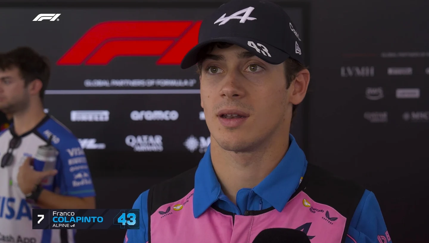 Fórmula 1 – Franco Colapinto classificou o seu 7º lugar na Espanha como o seu melhor momento na temporada 2026