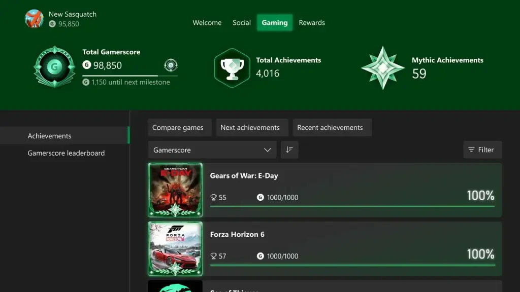 Xbox finalmente ganha as Conquistas Míticas, seu equivalente ao troféu de Platina do Playstation (imagem 3)
