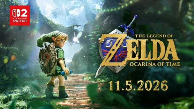 Remake de Zelda: Ocarina of Time chega em 5 de novembro, com dublagem em português, controle de ocarina e Switch 2 temático (imagem 2)