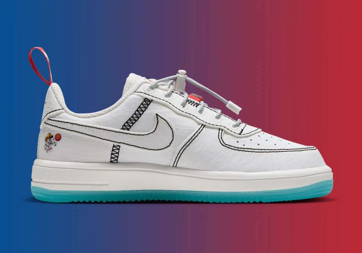 LEGO e Nike lançam uma versão espacial do Air Force 1 com visual de astronauta e foco nas crianças (imagem 3)