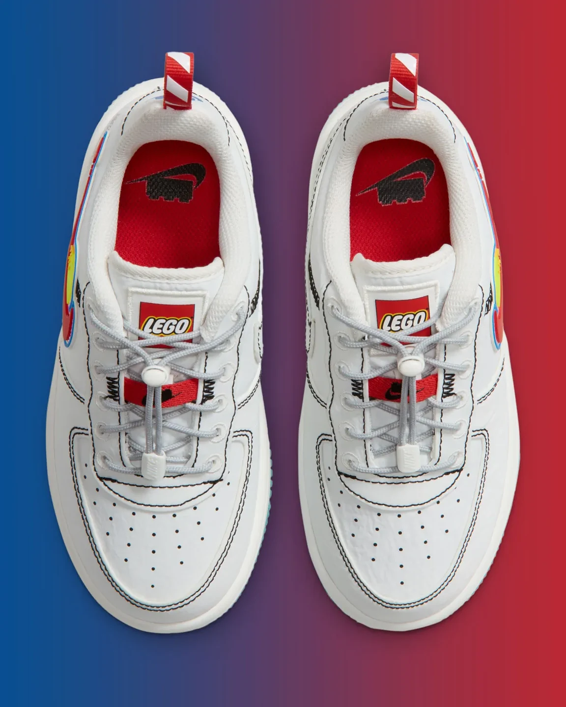 LEGO e Nike lançam uma versão espacial do Air Force 1 com visual de astronauta e foco nas crianças (imagem 4)