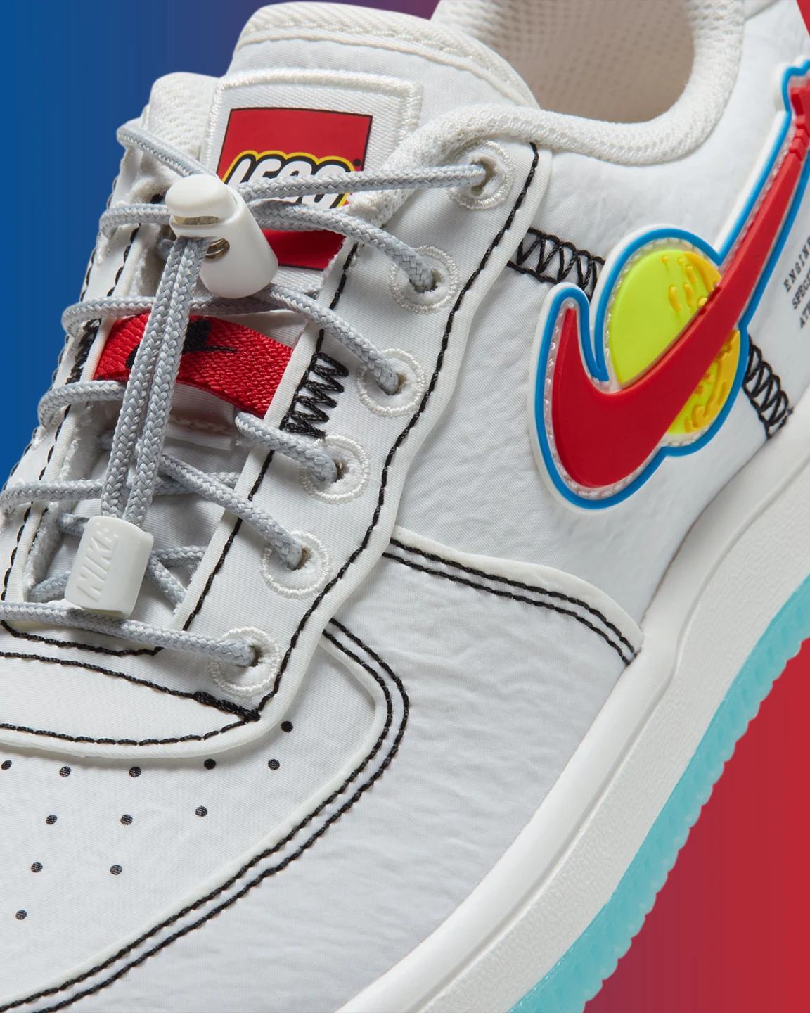 LEGO e Nike lançam uma versão espacial do Air Force 1 com visual de astronauta e foco nas crianças (imagem 6)